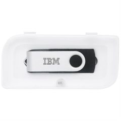8Gb Swivel USB in Leaf Case