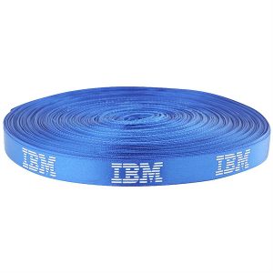 IBM 15mm Satin Ribbon Blue - 50m Roll