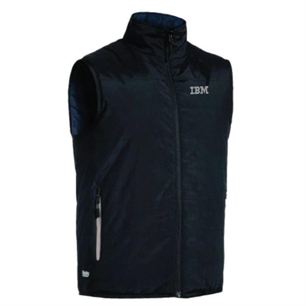 IBM Black Puffer Vest - Mens Size: XL