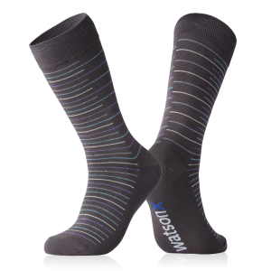watsonx Charcoal stripe socks