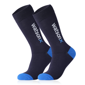 watsonx Black/Blue Socks