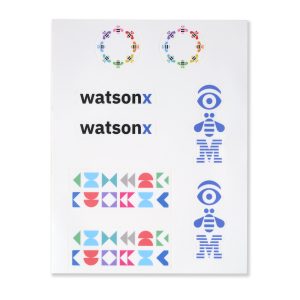 A4 Sticker sheet watsonx Colourful Pk 5